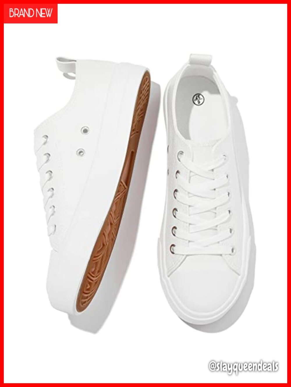FRACORA Women's PU Leather Tennis Shoes Low Top Lace Up Casual Fashion Sneaker
